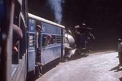 In the Toy Train, the Darjeeling Himalayan Railway, that runs from Darjeeling to New Jalpaiguri Junction, Siliguri. Built between 1879 and 1881, the 2 ft gauge railway is about 88 kilometres long.