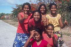 Six girls from Tabiang.