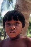Teraka, a small boy in Tanimaiaka village, halfway between Butaritari village and Kuma.