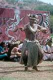 A dancer from Banaba (Kiribati) living on the island of Rabi in Fiji, at the Festival of Pacific Arts, Townsville.