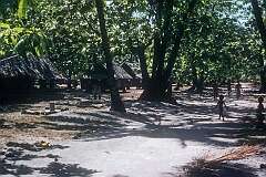 The village on Kiebu island, south of Aonbike and Tebua Tarawa islets, to the south of Makin island.