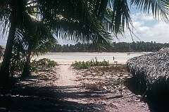 The lagoon of Tewai, Tabiteuea South.