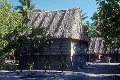 Houses in Barebuka, the northernmost village of Tamana.