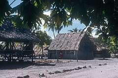 Along the road in the village of Bakaka in the centre of the island.