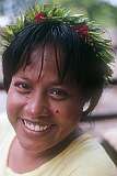 A young woman of Buariki,