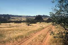 A bush road, to the west of Khorixas.