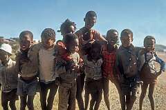 Nama boys in Rehoboth, formerly the capital of the Basterland bantustan.