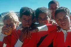 Boys of the Baster people in Rietoog.