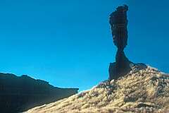 The Mukurob, or Mukorob, (Finger of God) near Asab, 67 kilometres southeast of Gibeon.