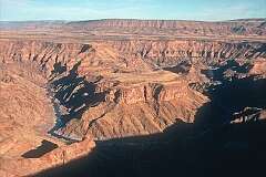 Fish River Canyon, Africa's largest canyon, from the View Point.