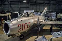 Dayton, Ohio, USA - The Mikoyan-Gurevich MiG-15bis of the North Korean Air Force, that was piloted by 21-year old Senior Lt. No Kum-Sok of the North Korean Air Force, who escaped with it on 21 September 1953 to South Korea.