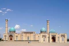 Tashkent, Uzbekistan, 2013 - Hast Imam Square (Hazrati Imam), a religious centre complex.