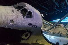Cape Canaveral, Florida, USA, - The Space Shuttle Atlantis, the fourth operational and the second-to-last Space Shuttle built. Its maiden flight was from 3 to 7 October 1985. It made 33 flights; the last one was launched on 8 July 2011 and lasted over 12 days.