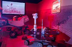 Cape Canaveral, Florida, USA - The Spirit/Opportunity Rover, of NASA's Mars Exploration Rover (MER) mission. In 2003 two rovers, MER-A Spirit and MER-B Opportunity were sent to Mars to explore the surface and geology. Both outlived their planned missions of 90 Martian solar days by far. MER-A Spirit was active until 2010.