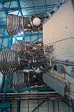 Cape Canaveral, Florida, USA - The second stage of Saturn V, the three-stage launch vehicle for the Apollo Moon exploration program.