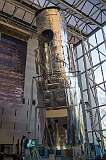 Washington, DC, USA - The Hubble Space Telescope, a full-scale mockup built in 1975 by Lockheed Missile and Space Company for conducting various feasibility studies. Lockheed was awarded the contract to build the actual spacecraft.